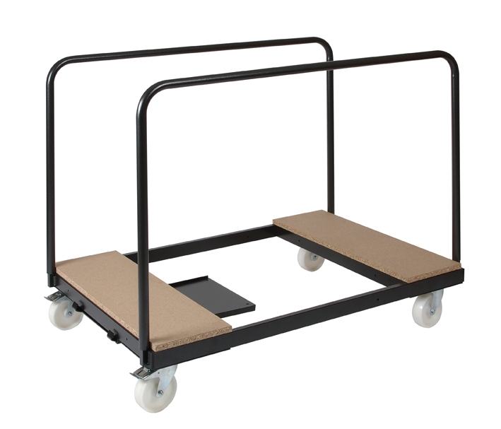 CHARIOT TABLES PLIANTES RONDES