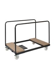 CHARIOT TABLES PLIANTES RONDES